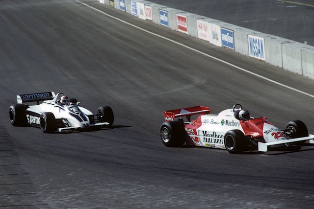 Mario Andretti and Nelson Piquet Grand Prix Of Caesars Palace