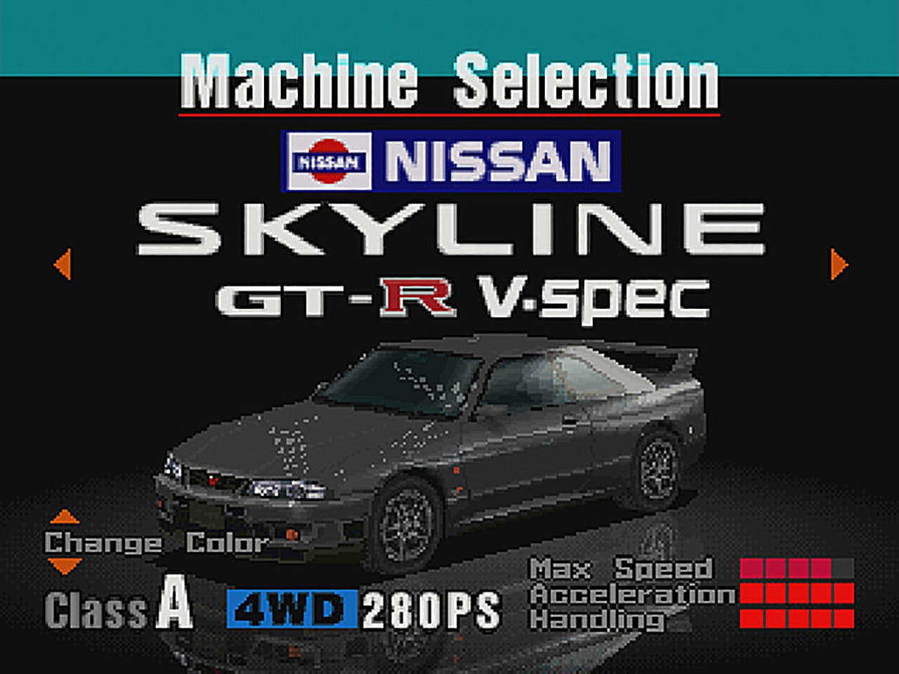 Gran Turismo Game playstation car selection