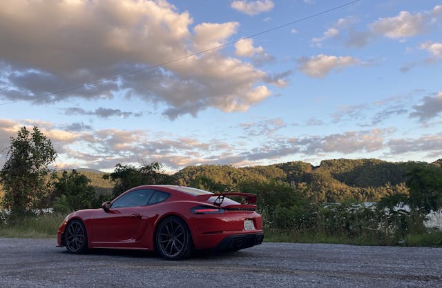 Porsche GT4 road trip tail of the dragon