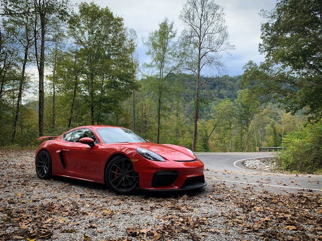 porsche cayman gt4 road trip tail of the dragon