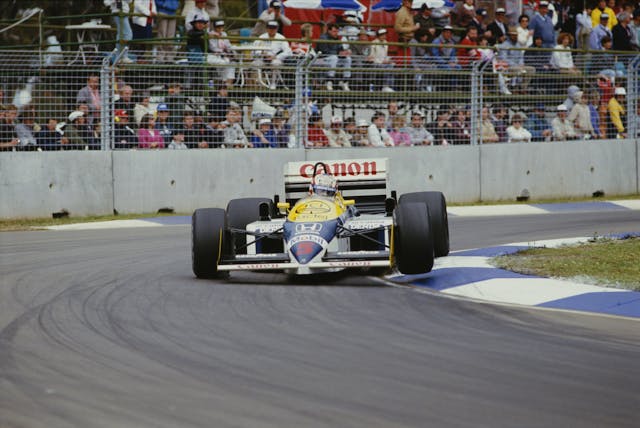 Mansell At Australian Grand Prix 1986