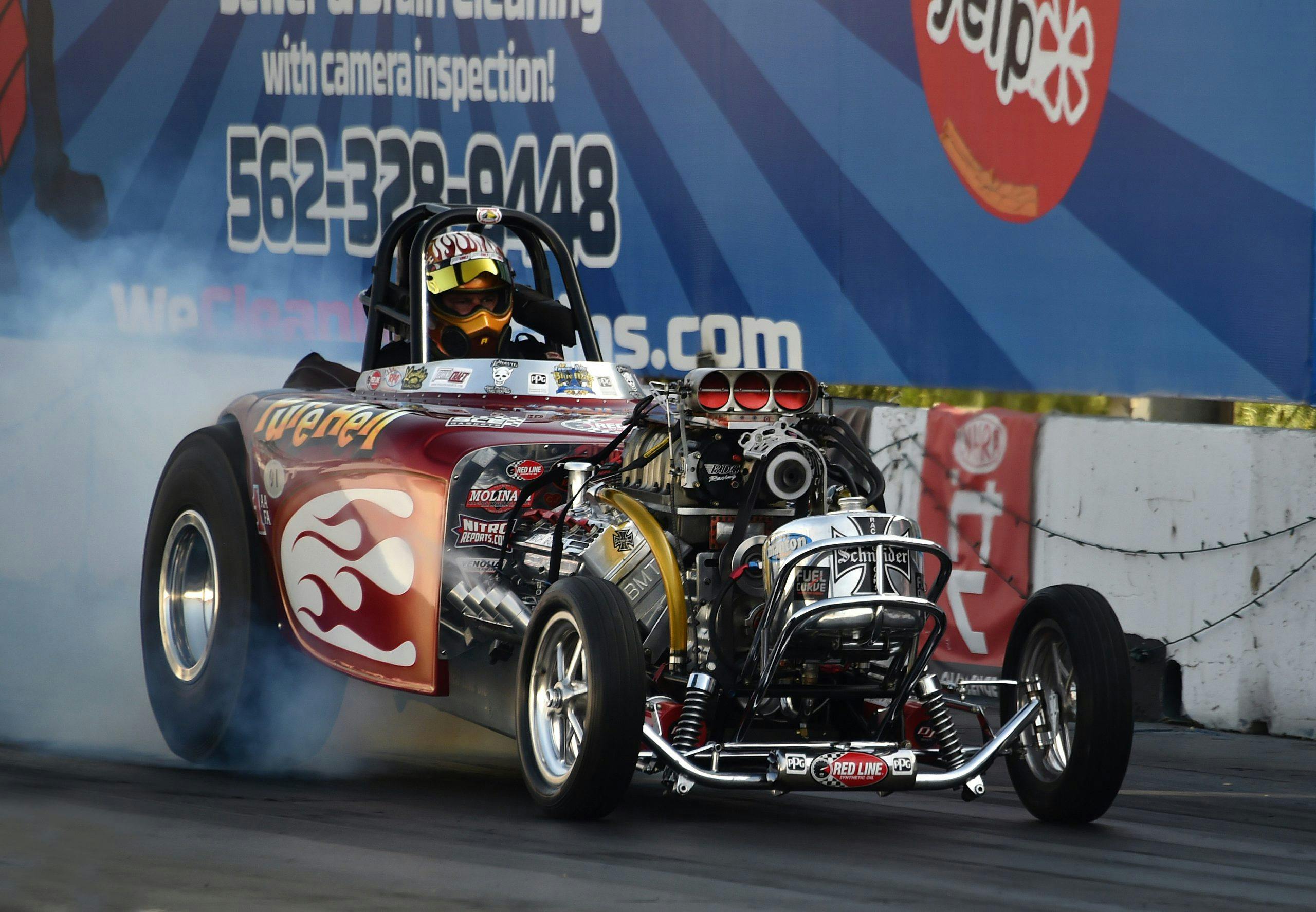 Pure Hell Fuel Altered heats the tires