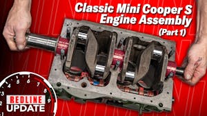 Assembly begins on our classic Mini Cooper S 1275cc engine | Redline Update
