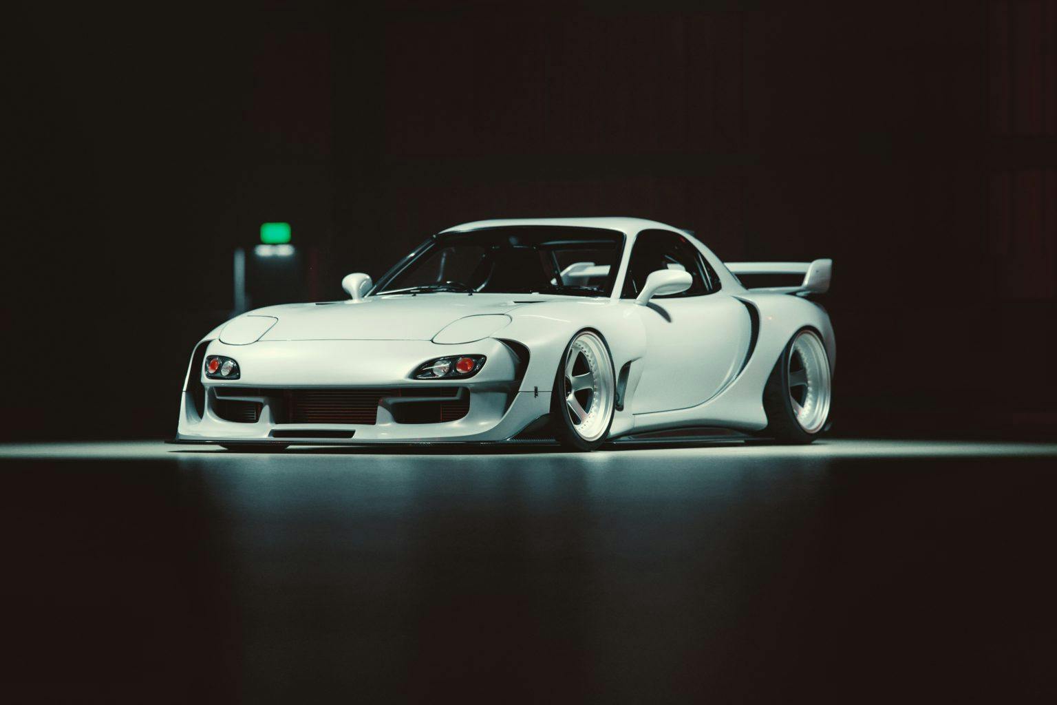 Live To Offend RX-7 widebody kit stance JDM Mazda