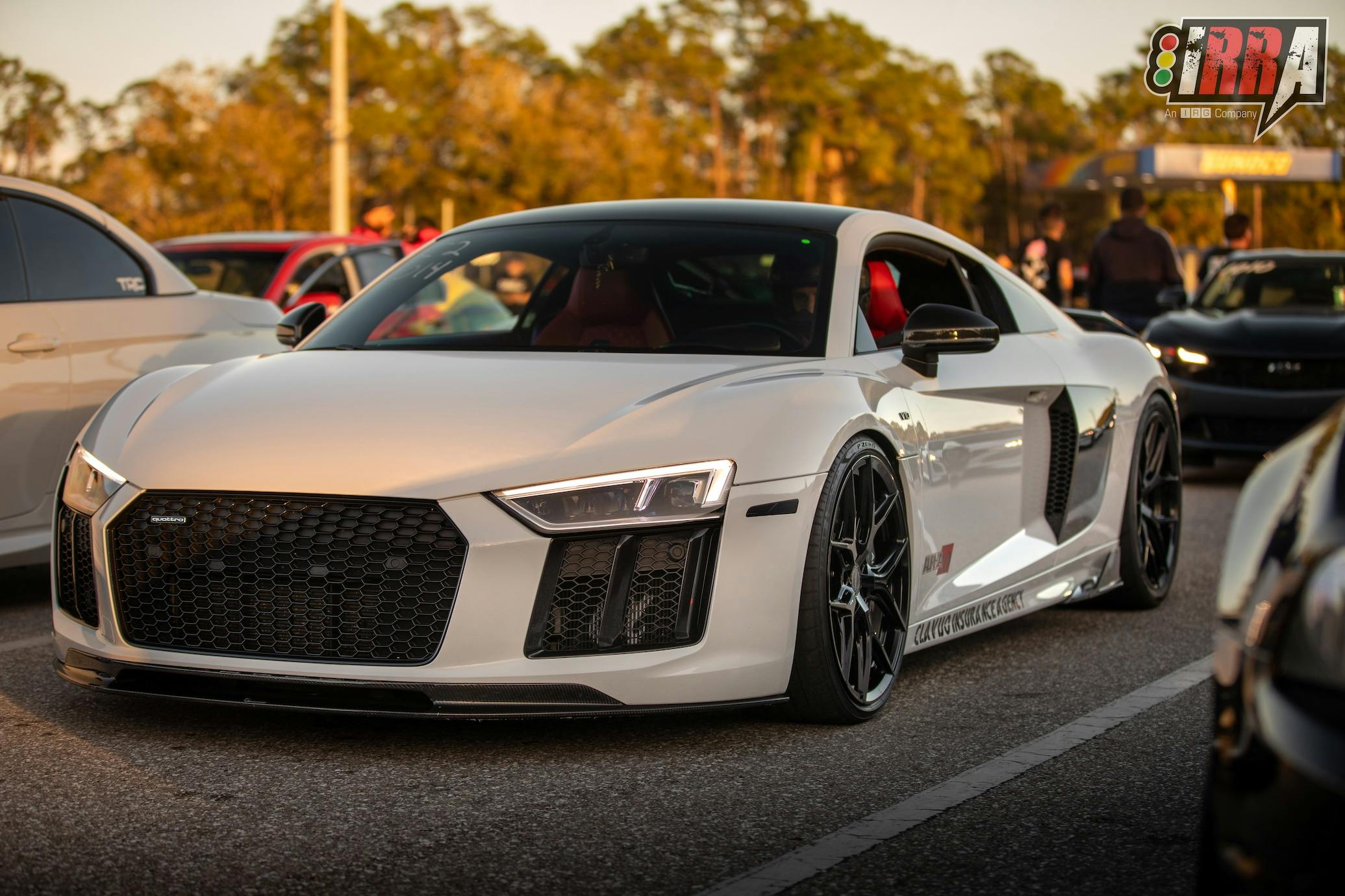 Roll racing Audi R8 at IRRA