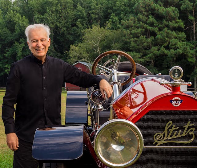 Ronald Sieber - Author with a 1914 Stutz Bearcat