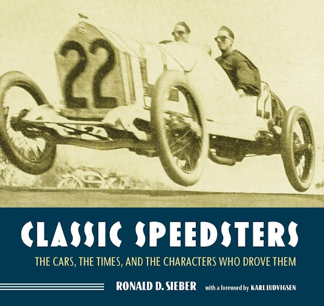 Ronald Sieber - Classic Speedsters dust jacket COVER - CROPPED