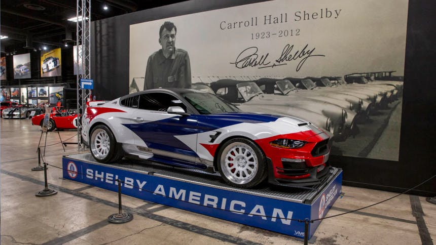 Shelby American SnakeCharmer Mustang Carroll Shelby
