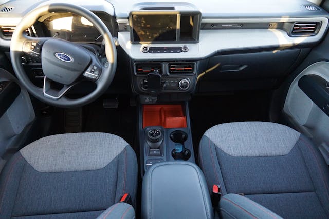 Review: 2022 Ford Maverick XLT front seat