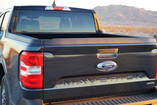 Review: 2022 Ford Maverick XLT tailgate