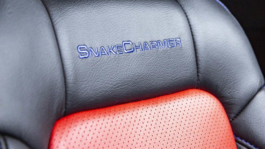 Shelby American SnakeCharmer Mustang Carroll Shelby interior