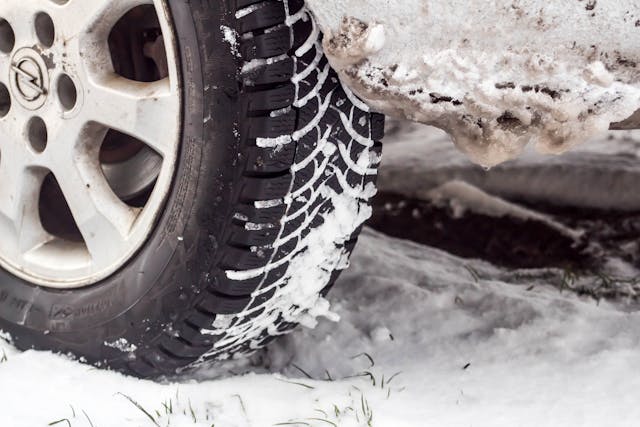 winter tire snow slush opel