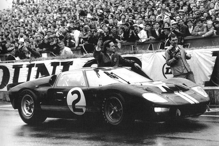 Ford 1966 Le Mans winner black #2 GT40 P/1046