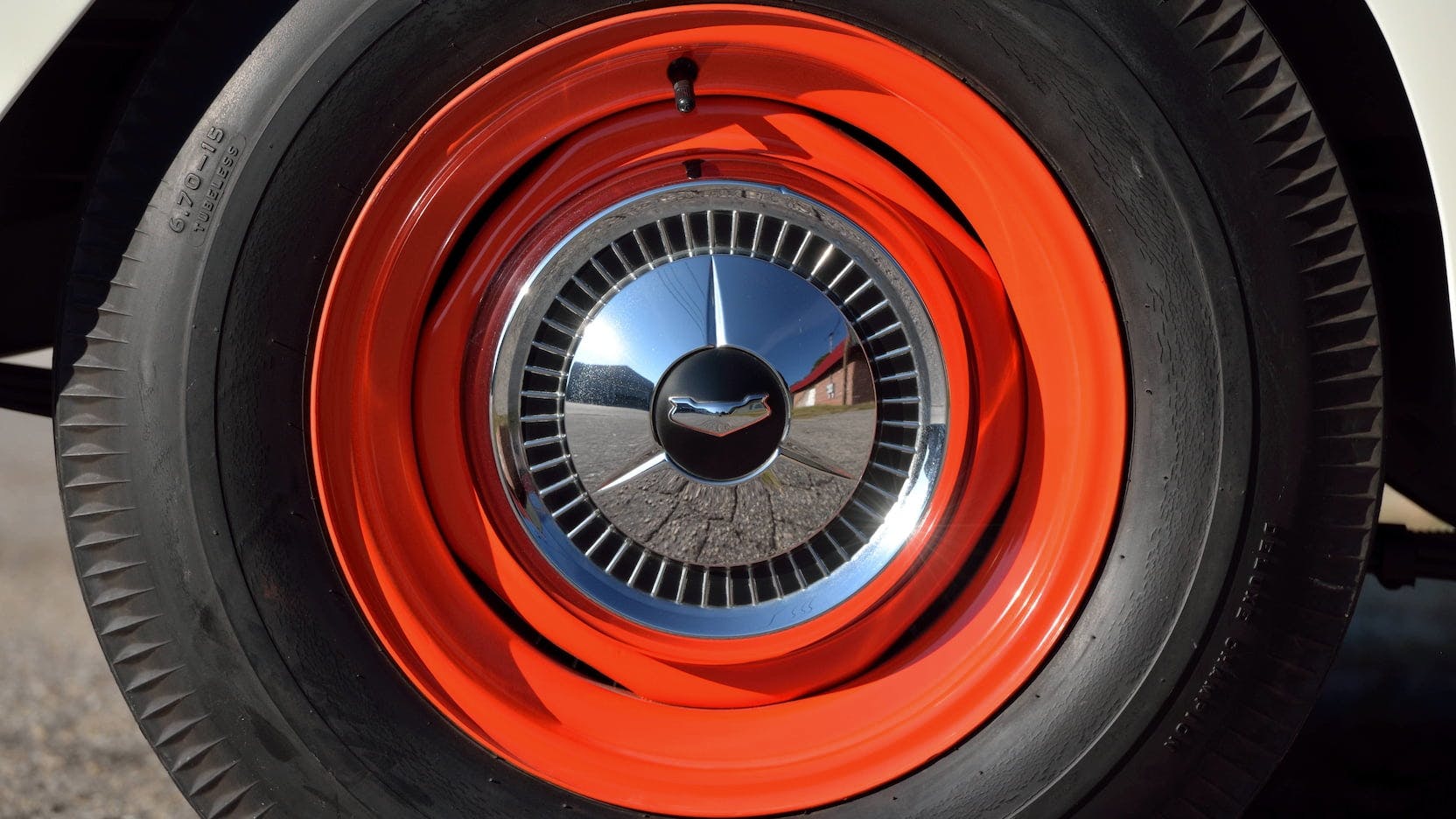1957 Chevrolet Corvette Big Brake airbox wheel