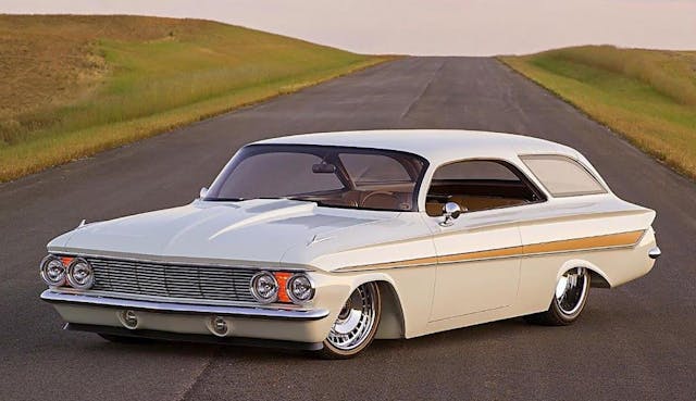 1961 Chevrolet Impala “Double Bubble” front three-quarters