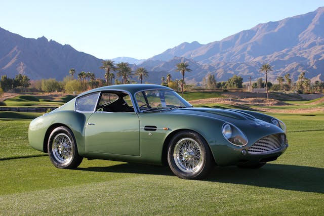 1961 Aston Martin DB4 GT Zagato front three-quarter