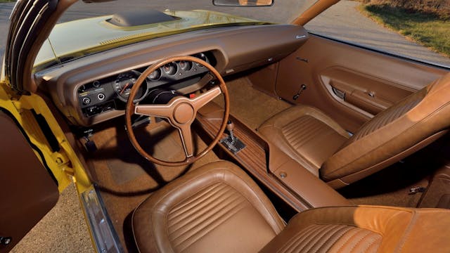 1970 Plymouth HEMI Cuda Convertible interior