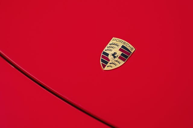2005 Porsche Carrera GT badge logo crest stuttgart