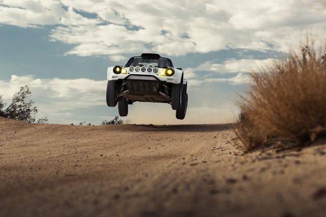 1991 Porsche 964 Baja Prototype jump air action