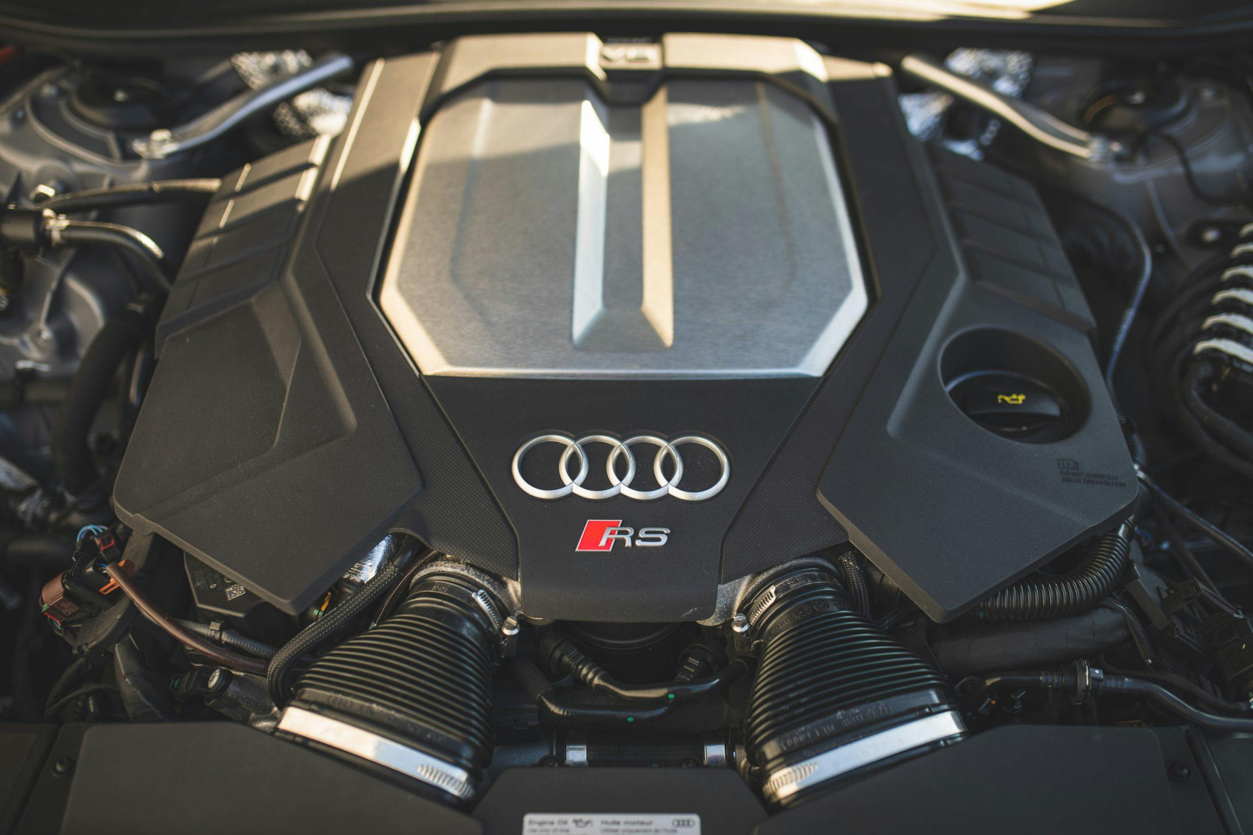 2021 Audi RS 7 engine bay