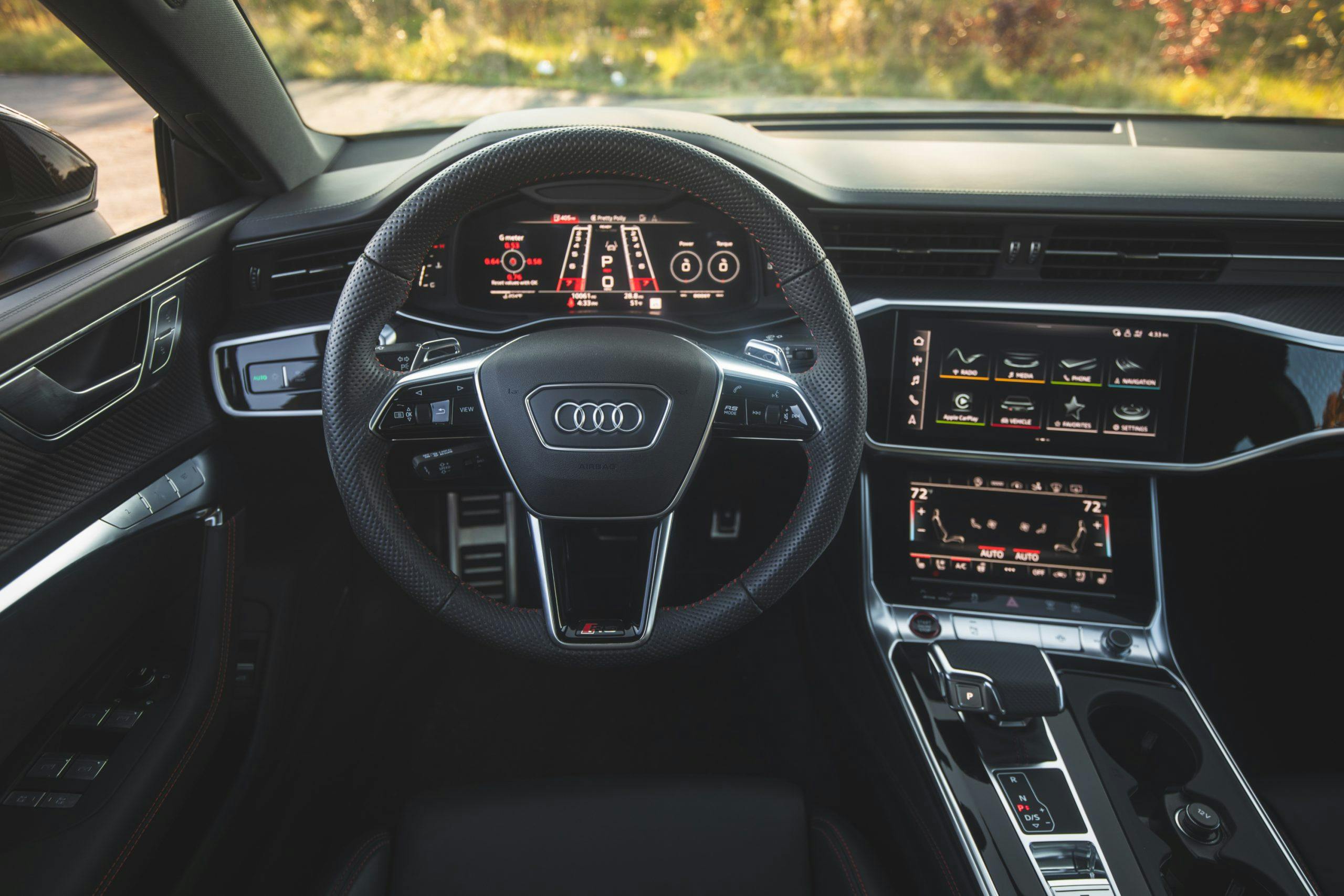 2021 Audi RS 7 interior front driver cockpit