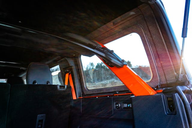 2022 Ford Bronco Raptor interior rear cage