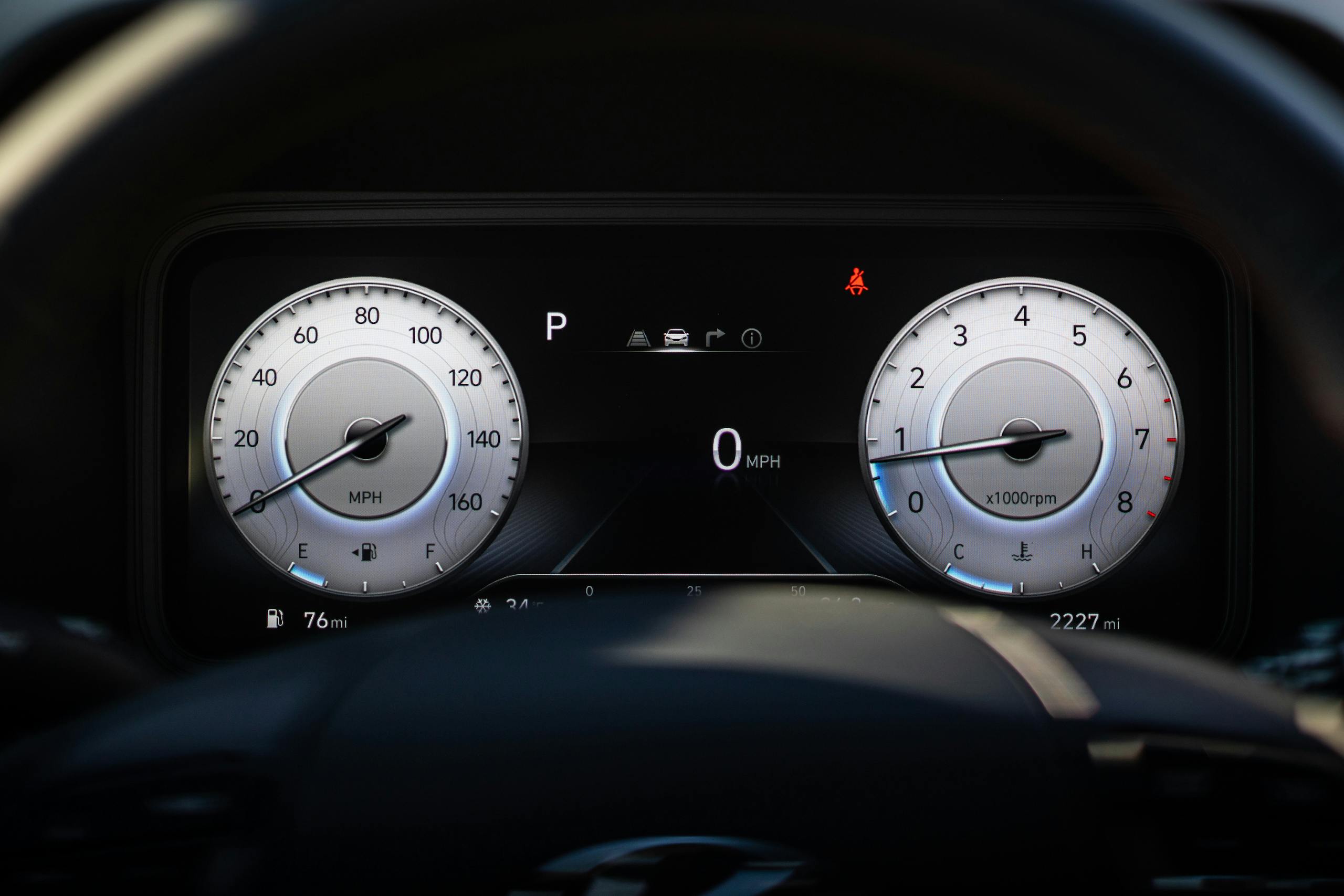2022-Hyundai-Kona-N-Line-AWD interior digital dash gauges
