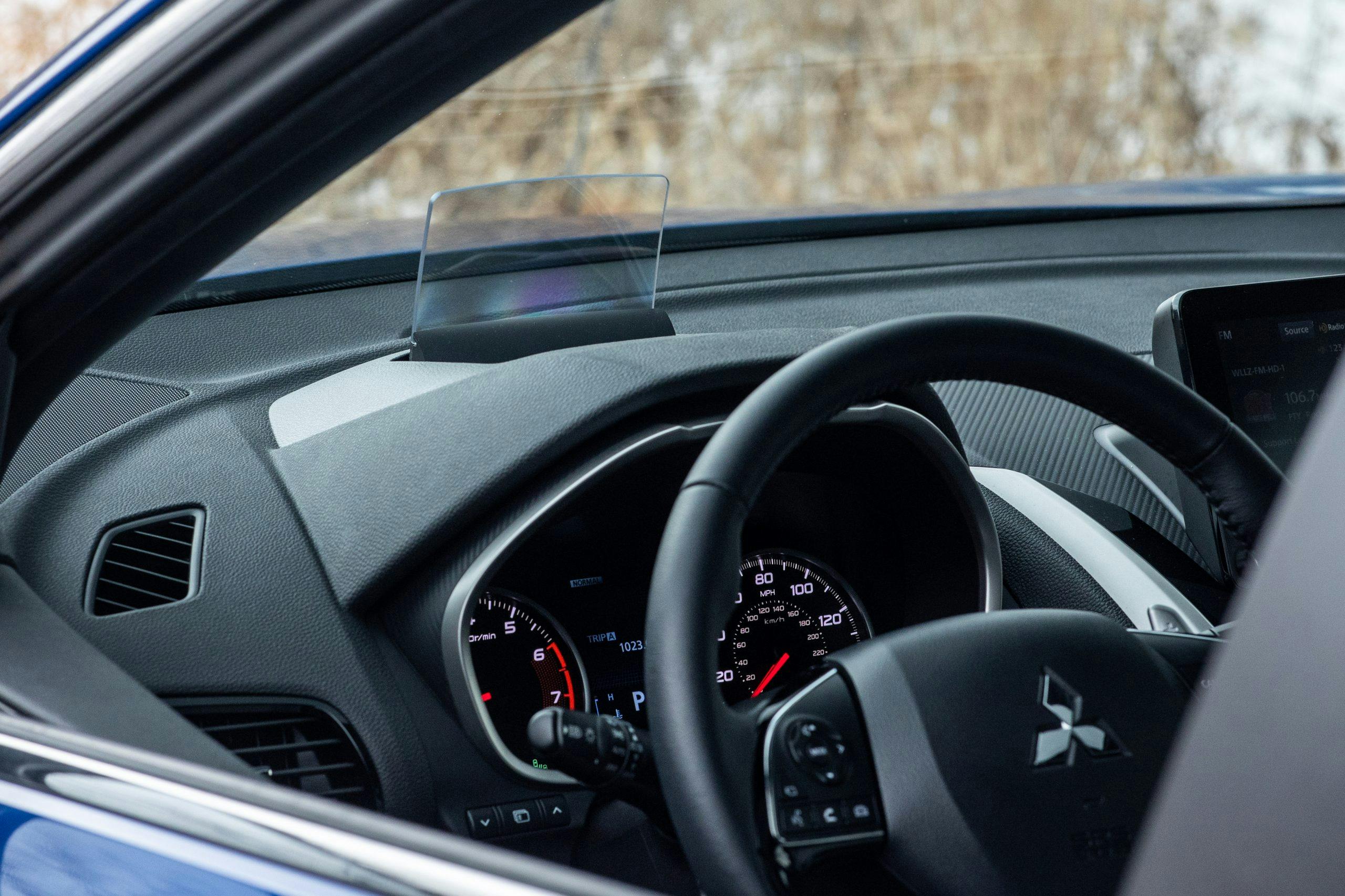 2022 Mitsubishi Eclipse Cross SEL interior dash driver display