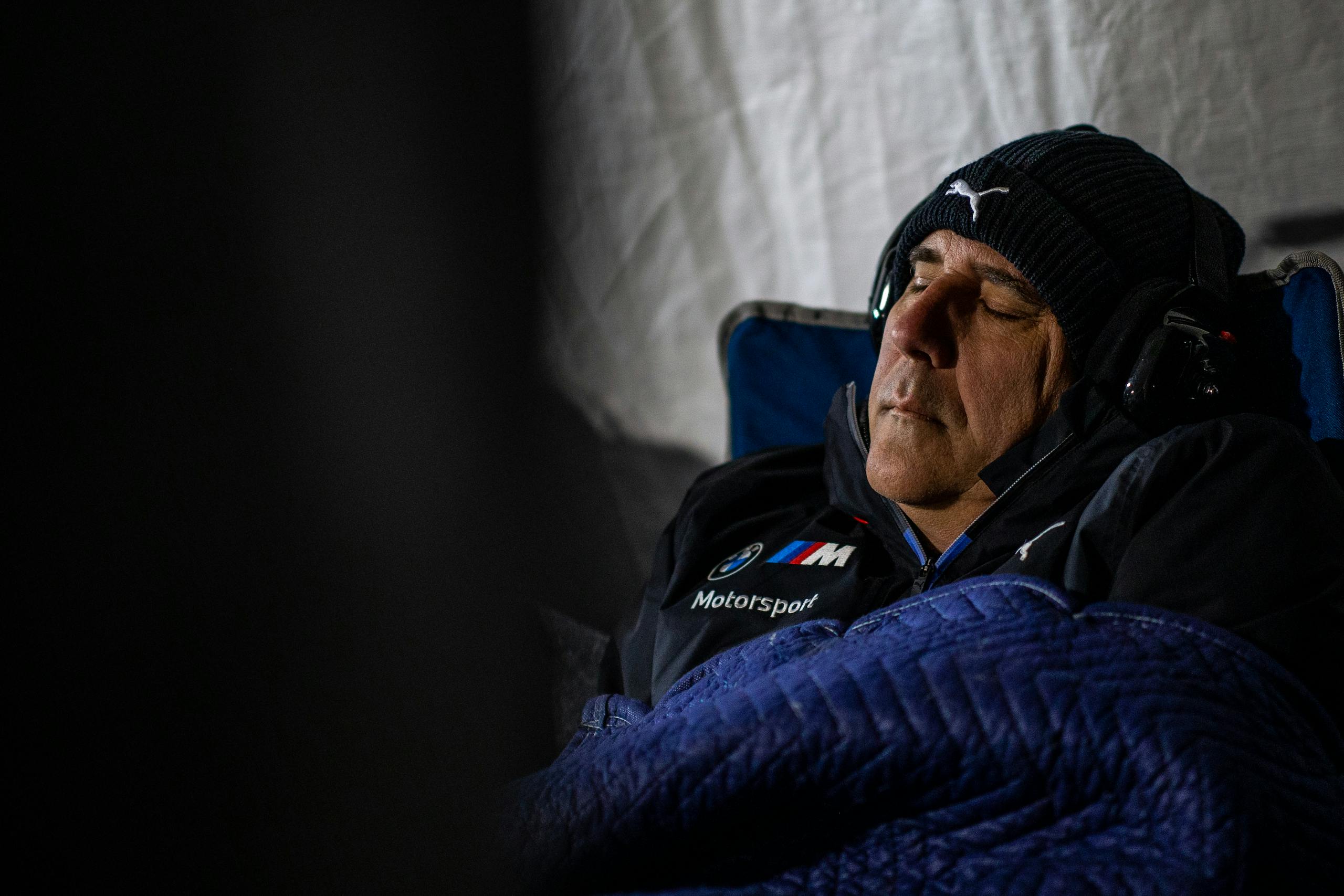 2022 Rolex 24 at Daytona crew sleep recovery portrait