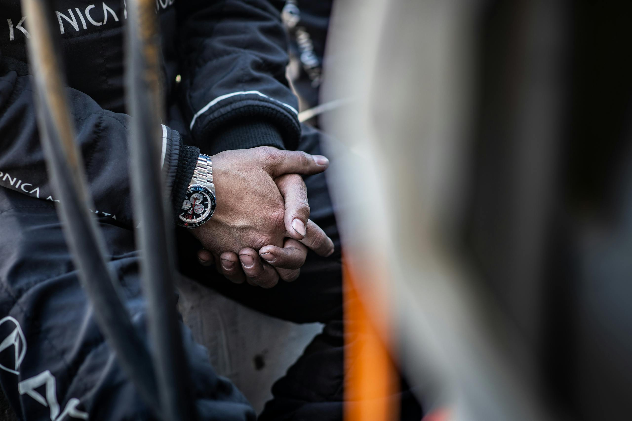 2022 Rolex 24 at Daytona driver hands and watch