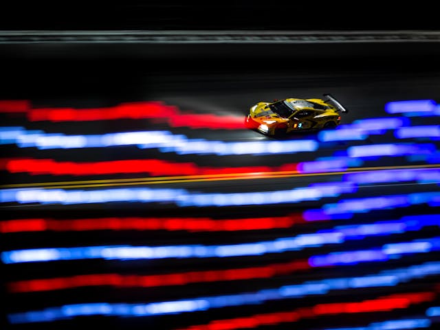 2022 Rolex 24 at Daytona corvette red white blur