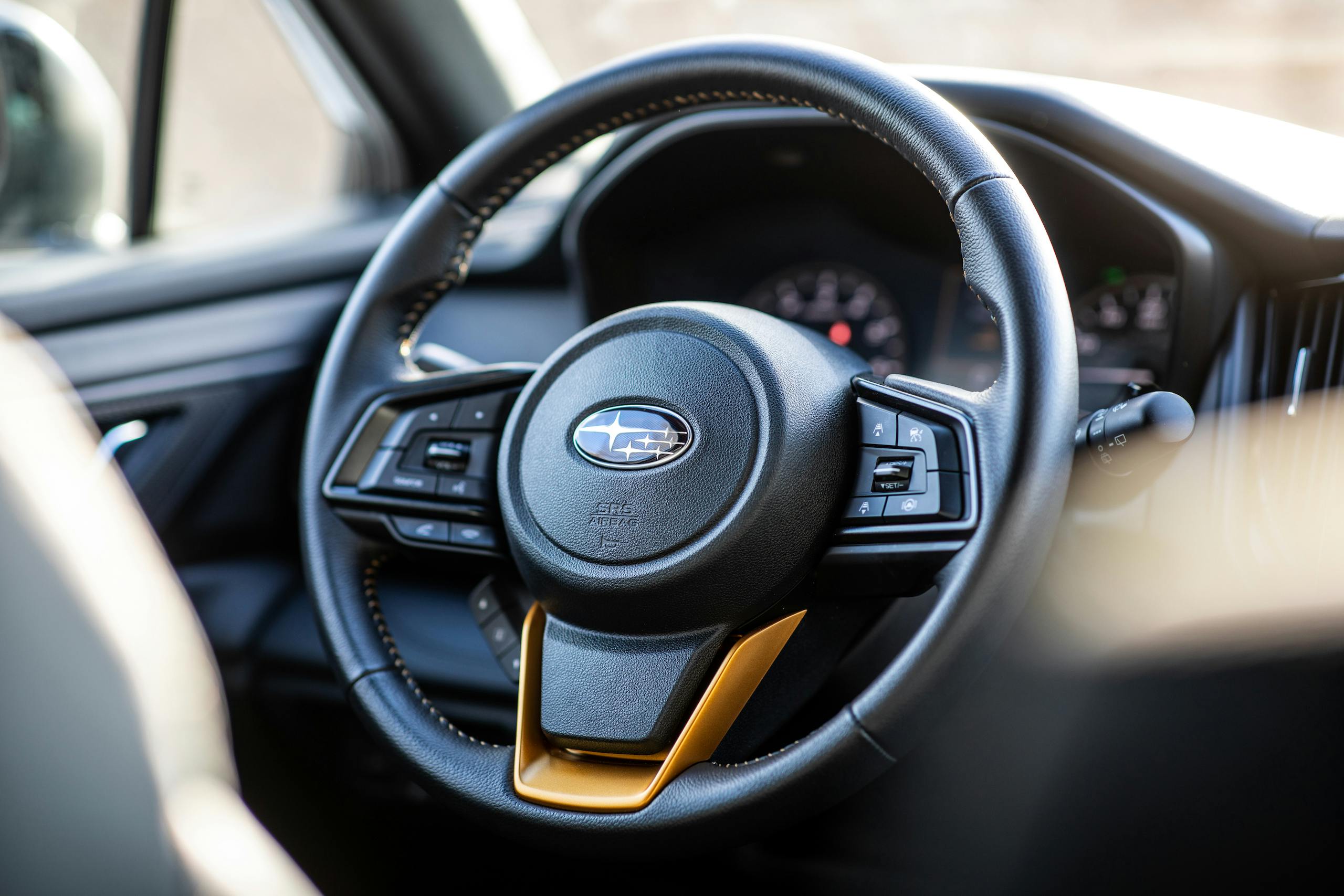 2022 Subaru Outback Wilderness interior steering wheel