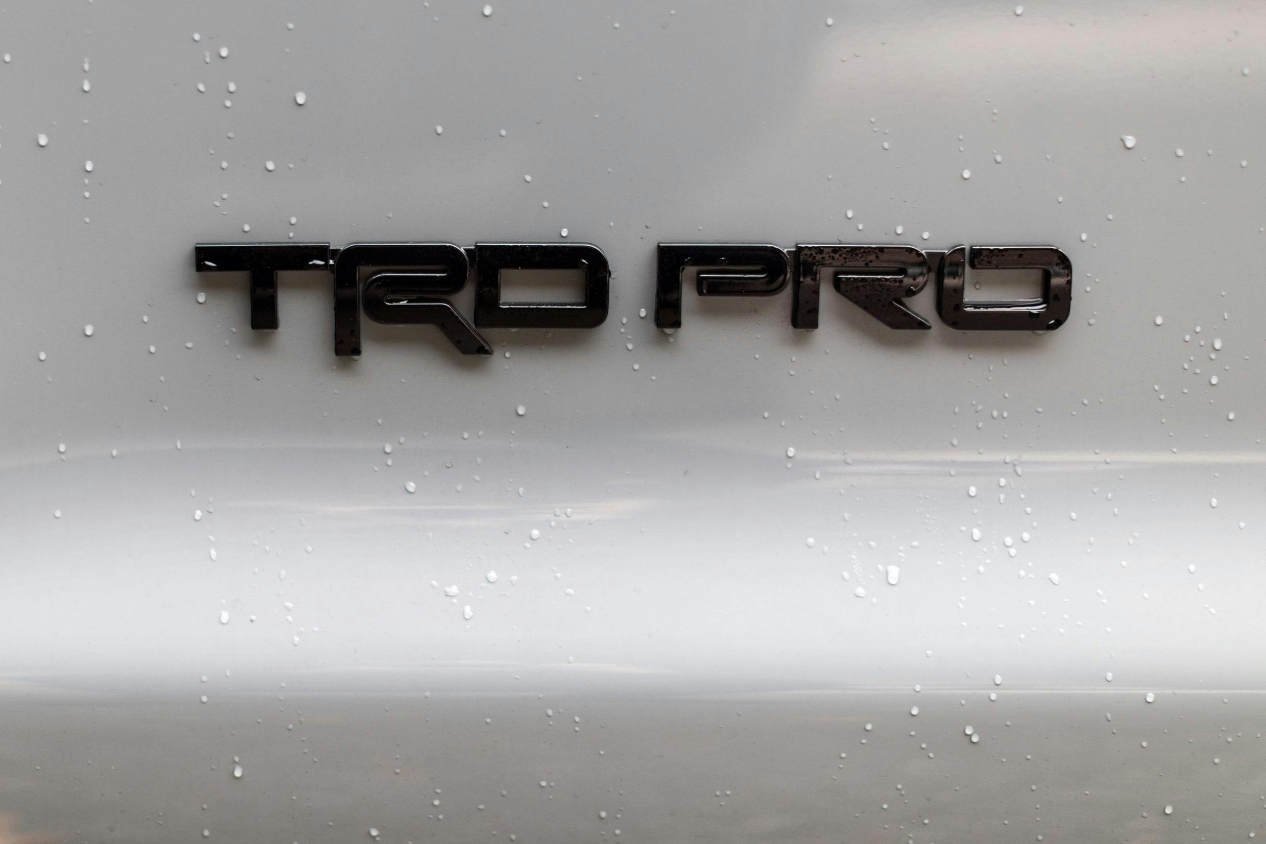 2022 Toyota Sequoia TRD Pro badge