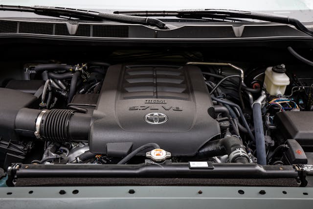 2022 Toyota Sequoia TRD Pro interior engine bay