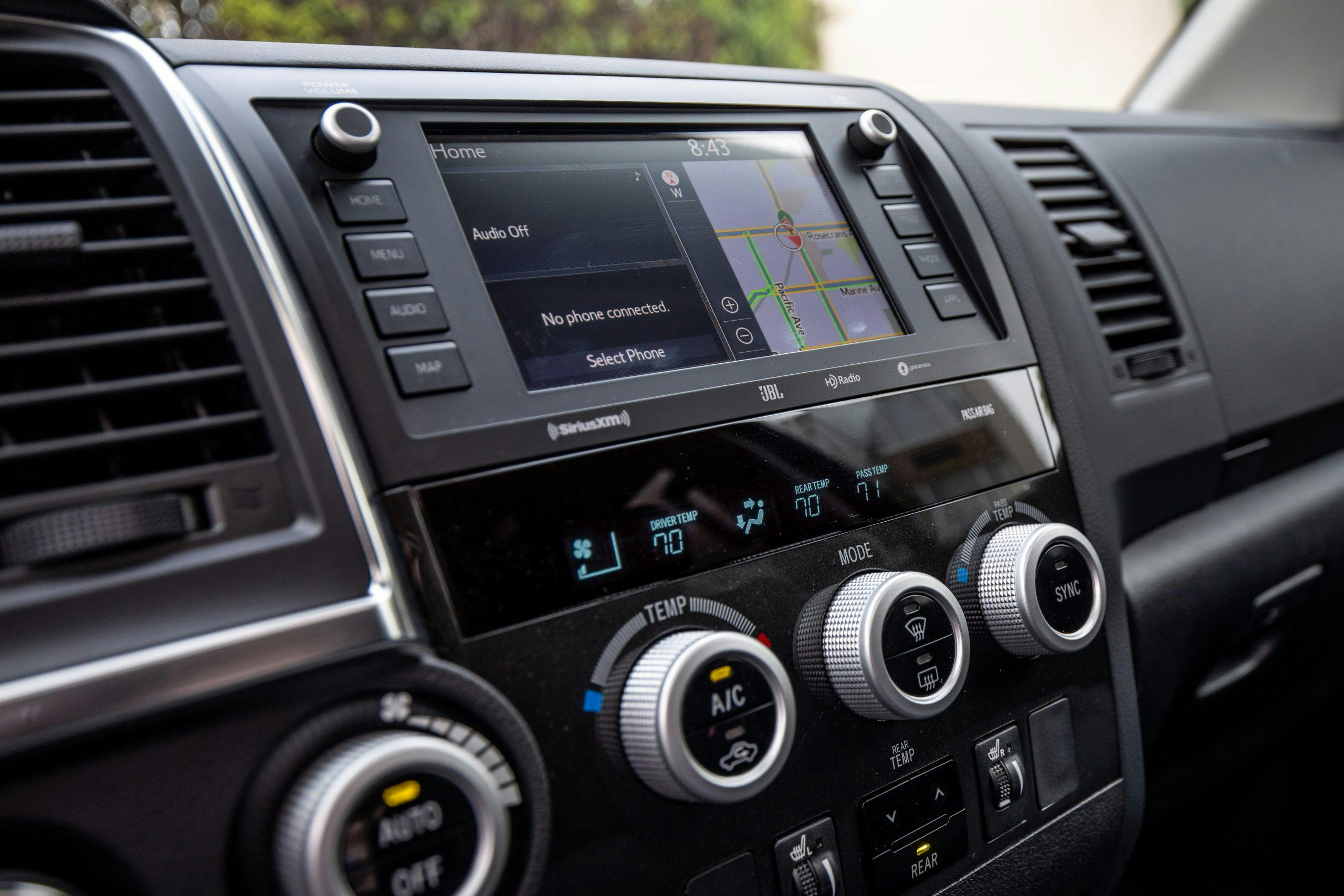 2022 Toyota Sequoia TRD Pro interior dash trim infotainment