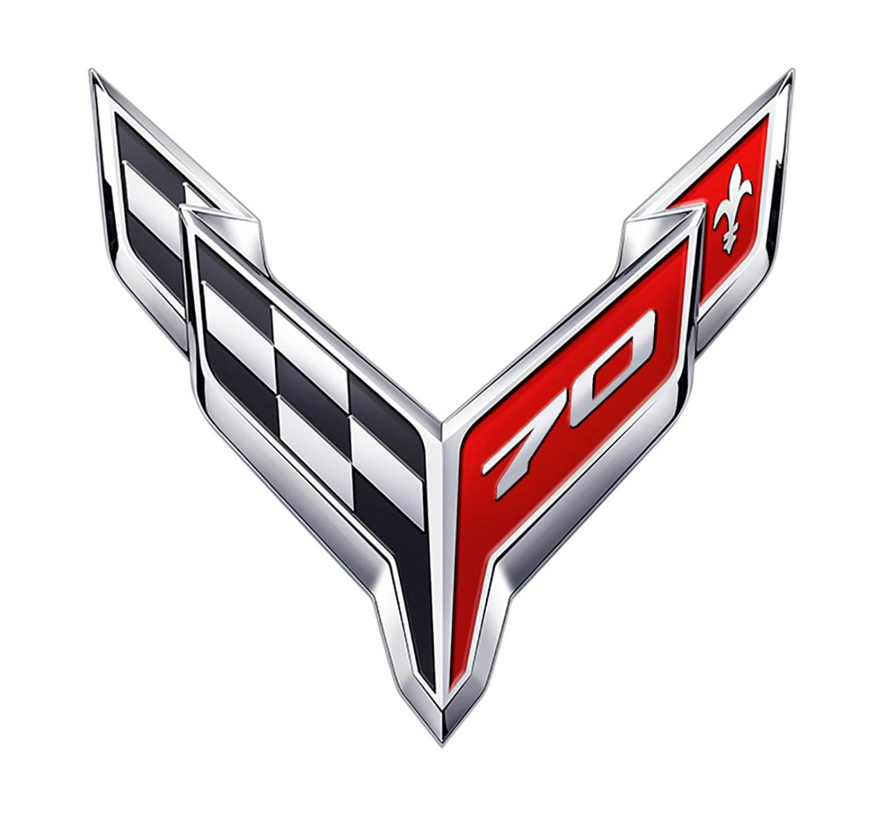 2023 Corvette 70th Anniversary Edition exterior badging includes