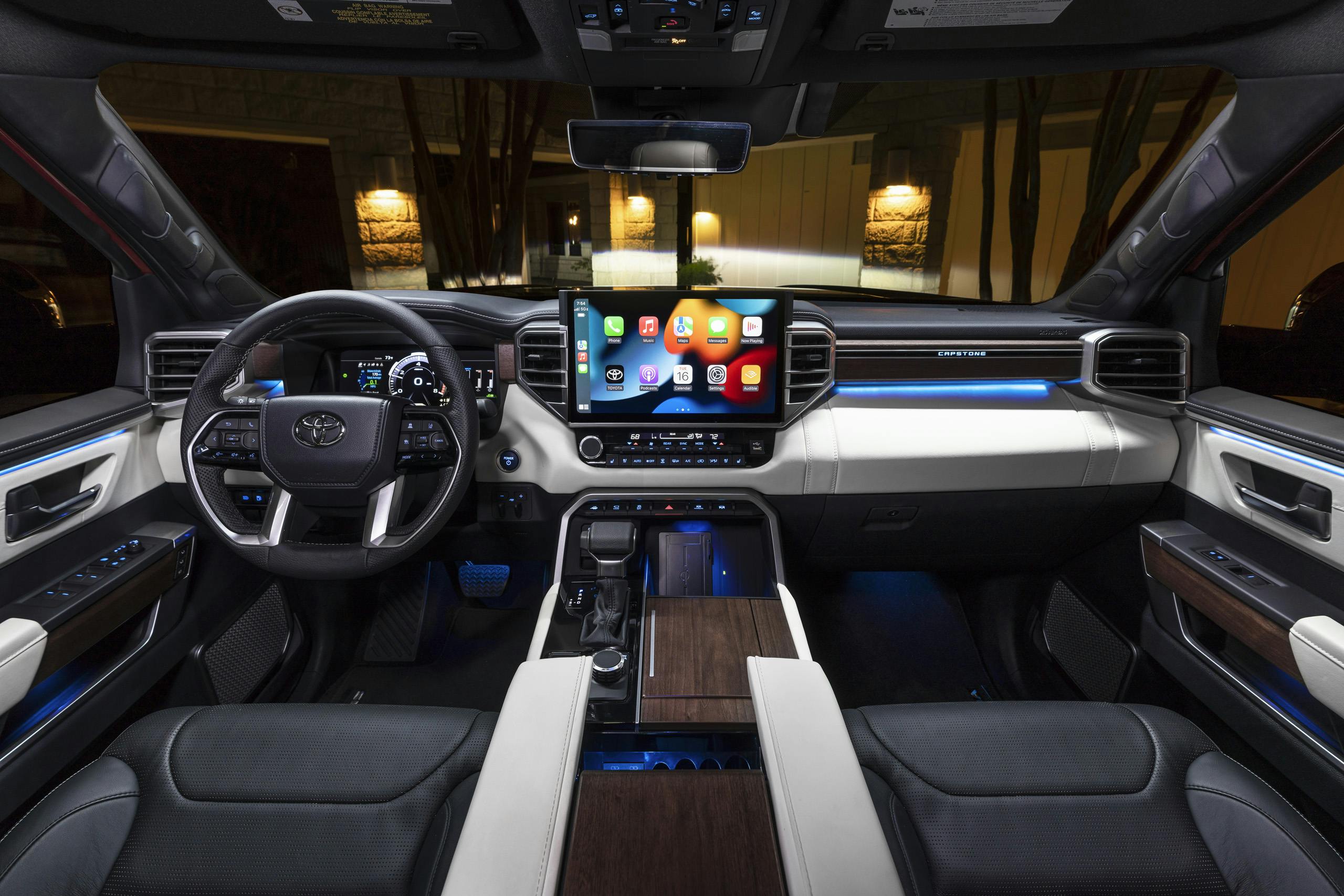 2023 Toyota Sequoia Capstone interior front cabin area