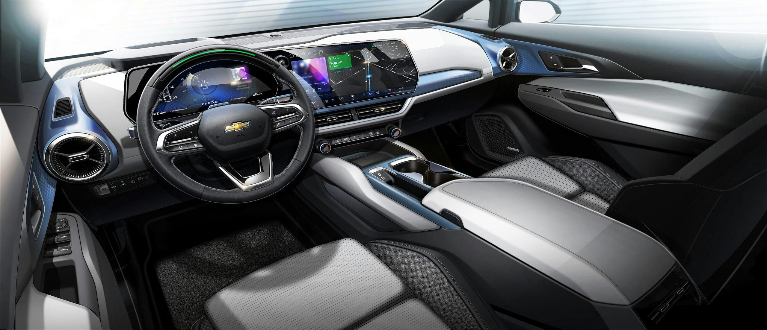 2024 Chevrolet Equinox EV electric interior SUV crossover