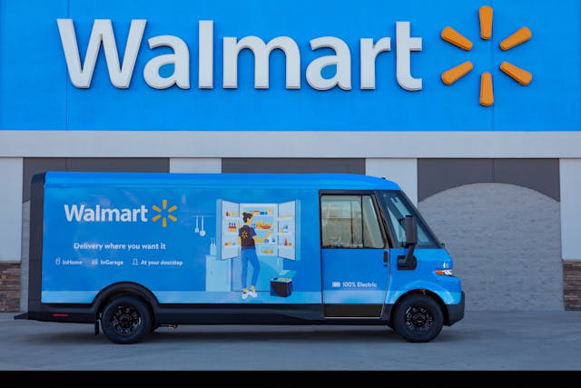 Walmart BrightDrop EV600 electric delivery van