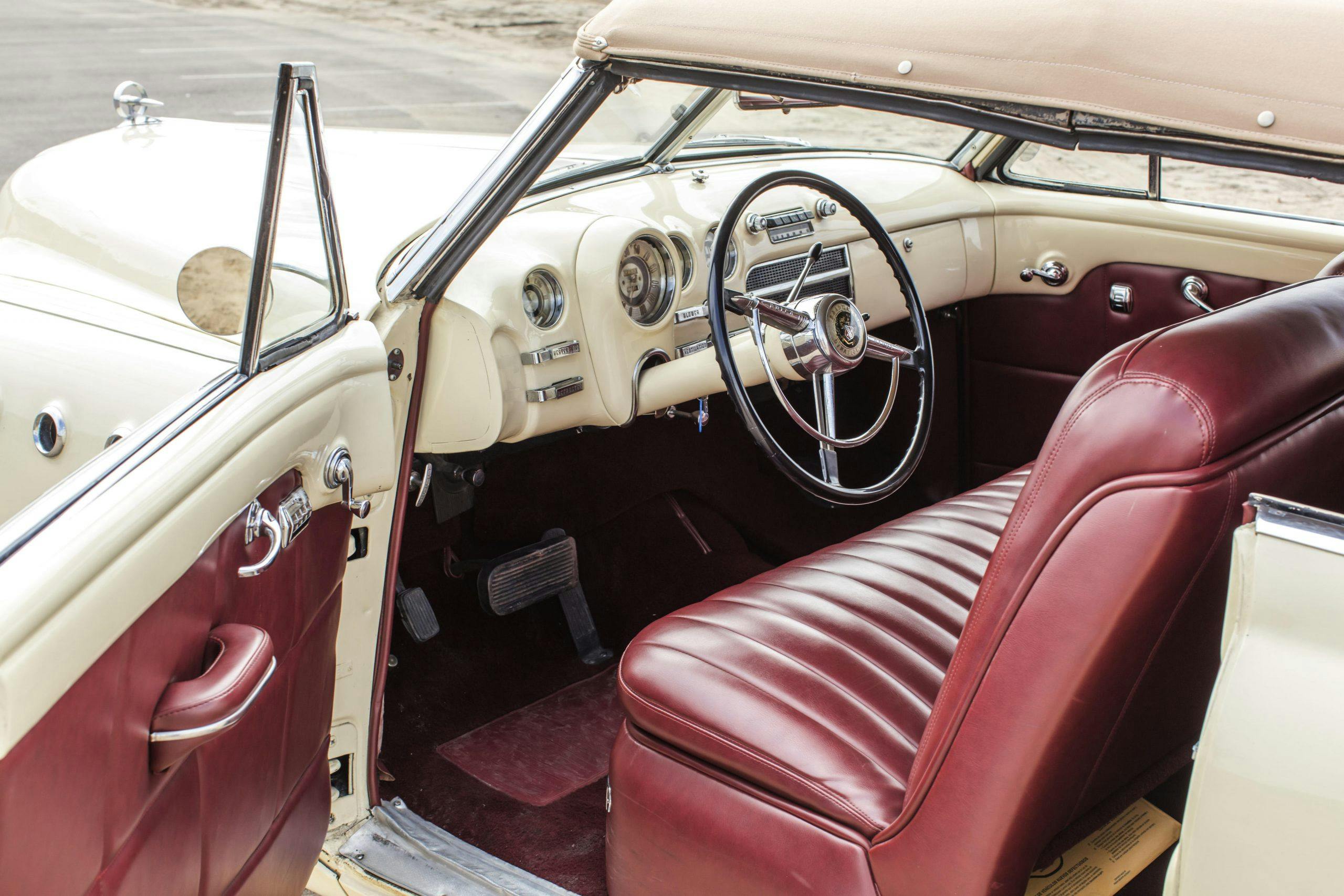 Buick Rain Man Roadster Convertible interior
