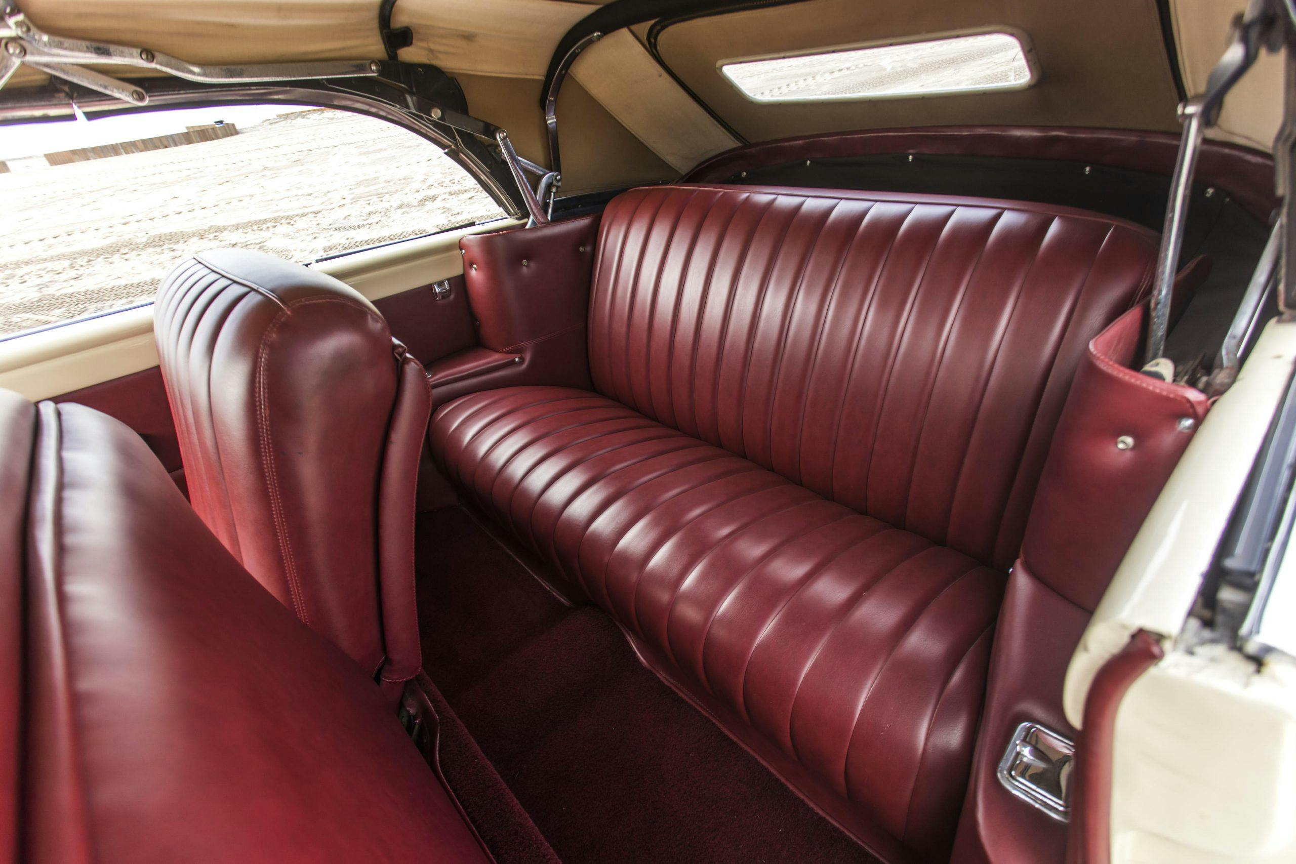 Buick Rain Man Roadster Convertible interior rear seat