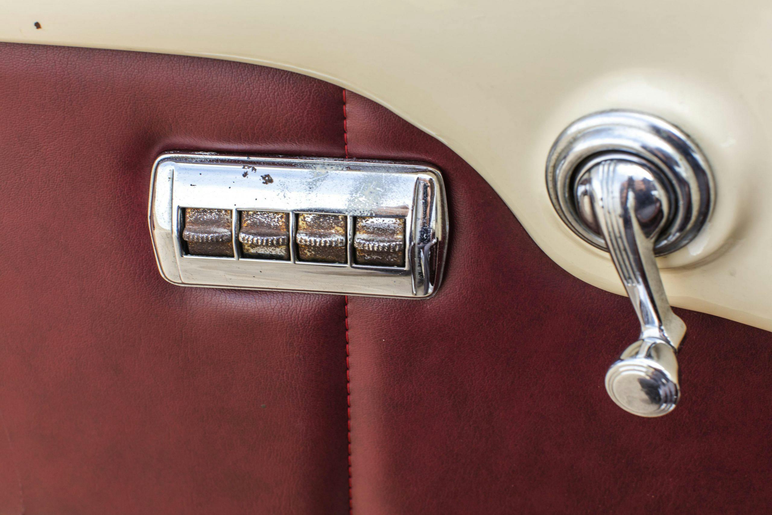 Buick Rain Man Roadster Convertible door panel detail