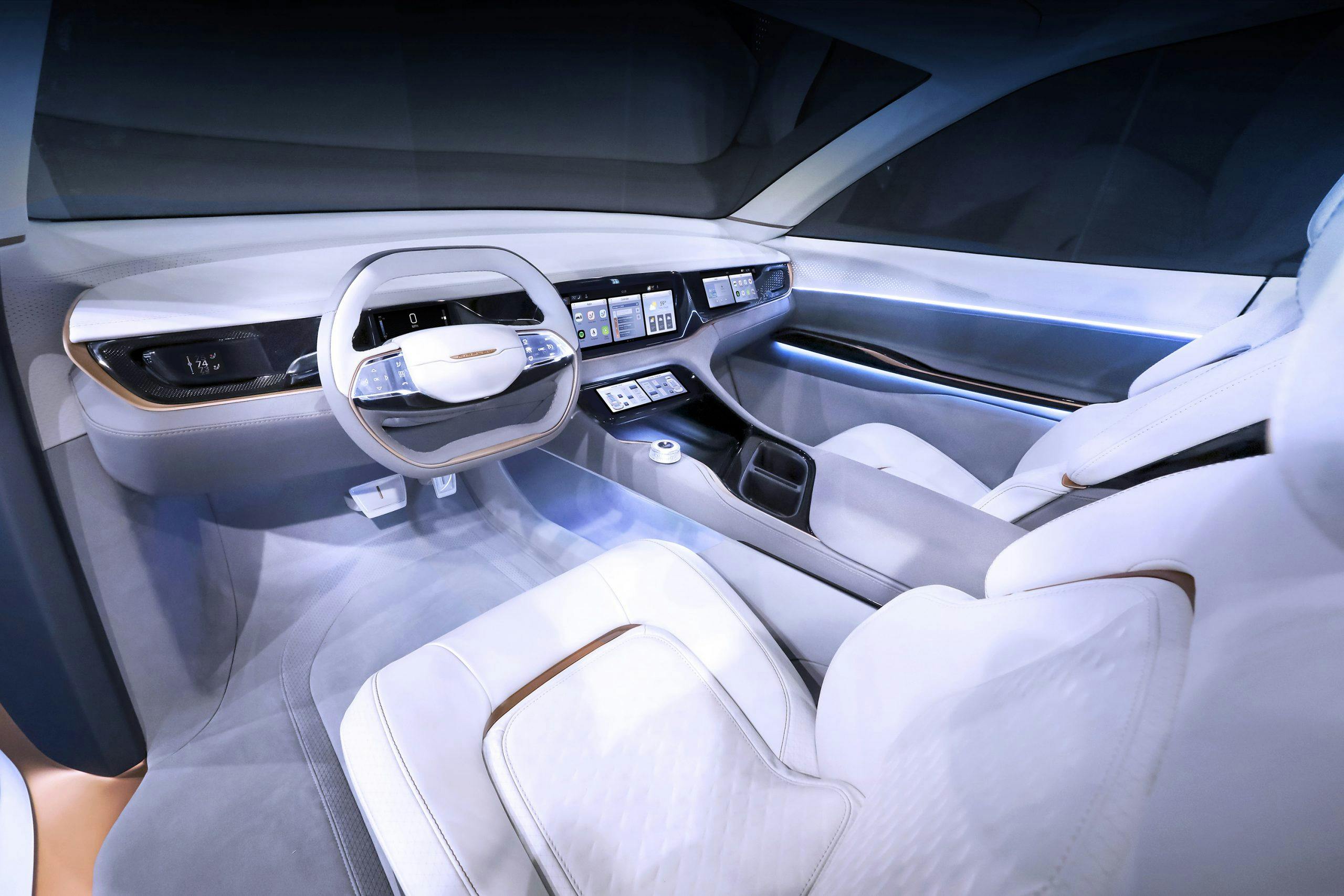 2020 Airflow Vision interior dash screen