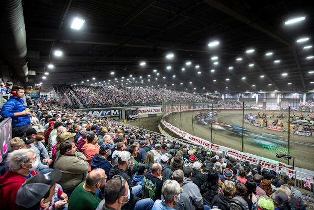 Chili Bowl crowd and track