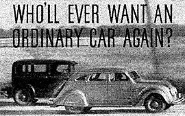 Chrysler Airflow Vintage Ad