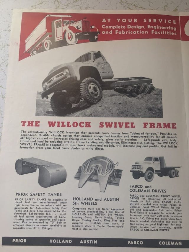 Courtesy Jonas Smith/Willock Truck Equipment Co.