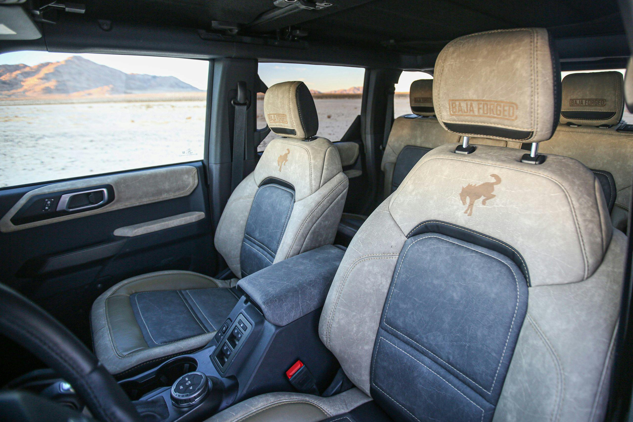 2021 Ford Bronco custom interior