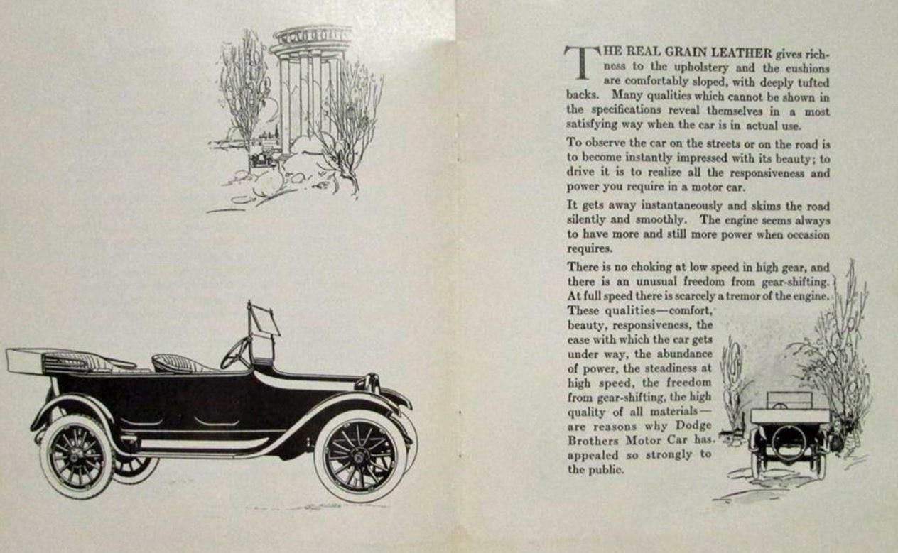 George Bailey car - IAWL - 1919 Dodge sales brochure