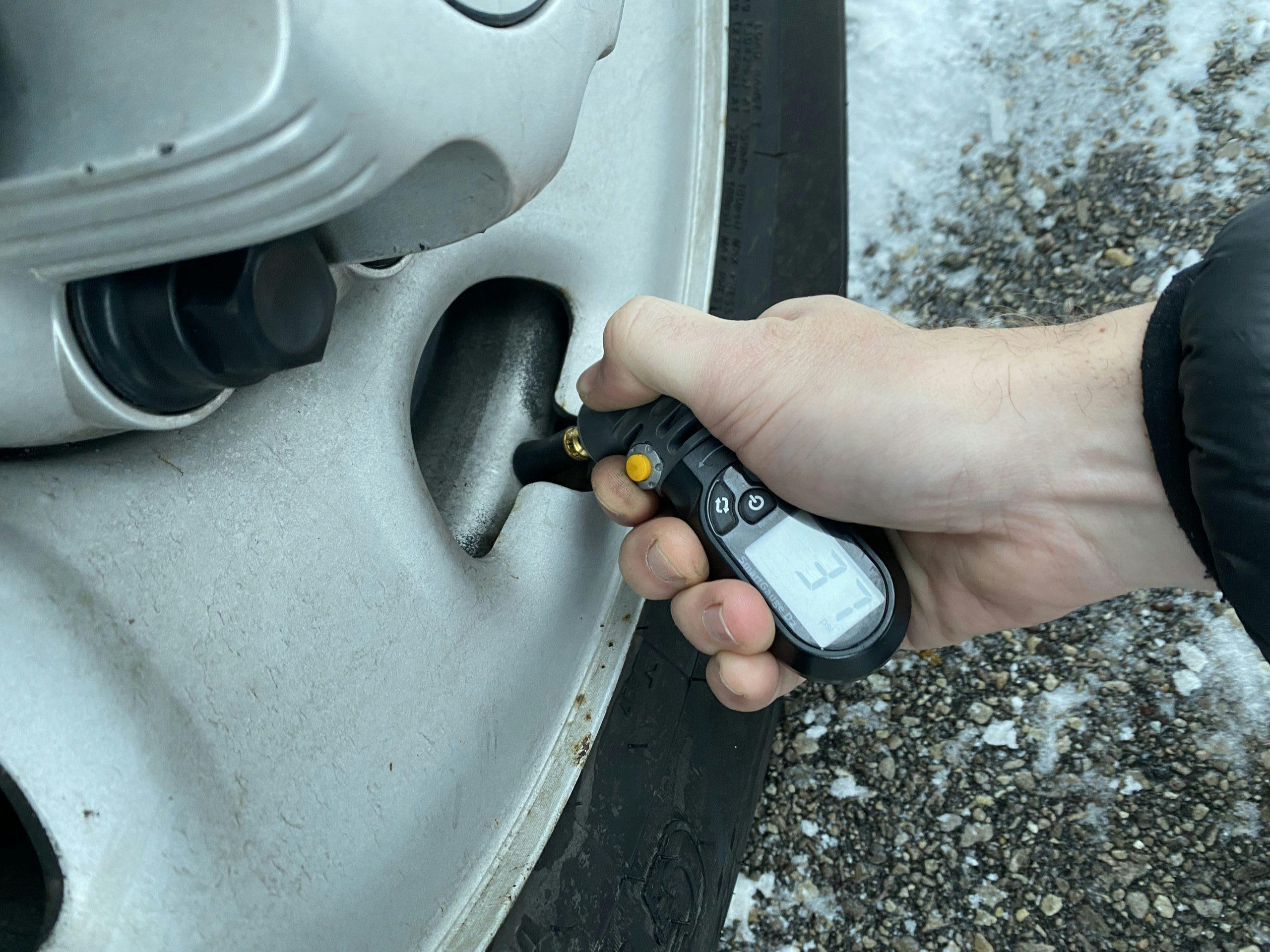 Tire pressure check