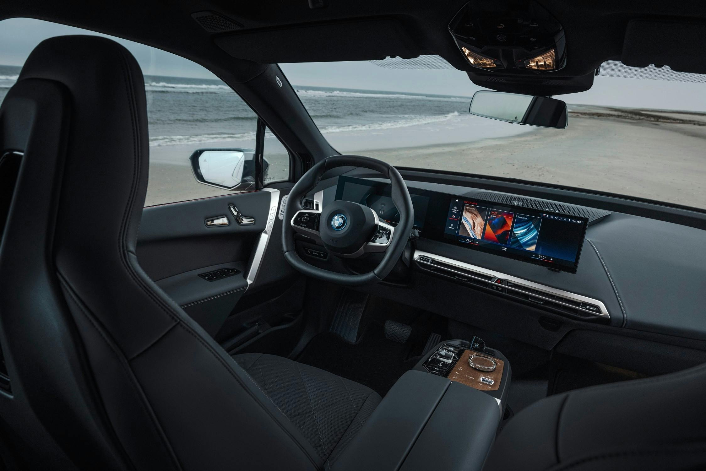 BMW iX M60 electric suv interior